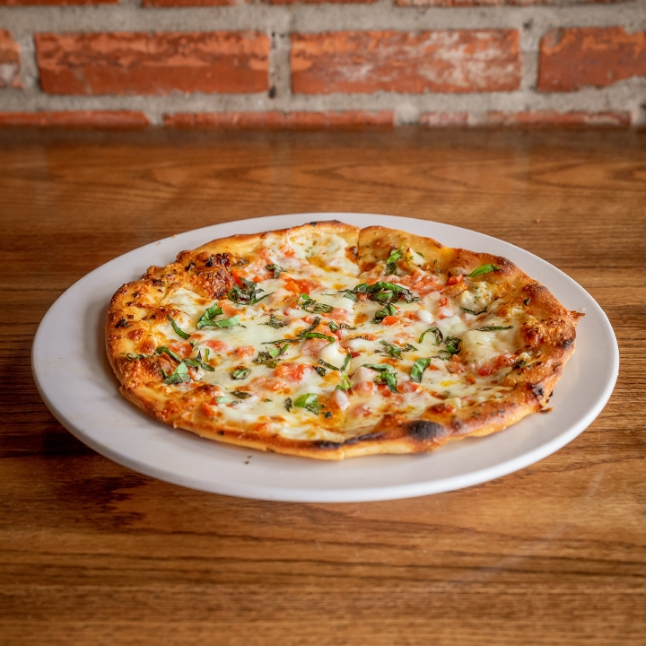 Order 10" Margherita Pizza food online from Santan Brewing Co. store, Chandler on bringmethat.com