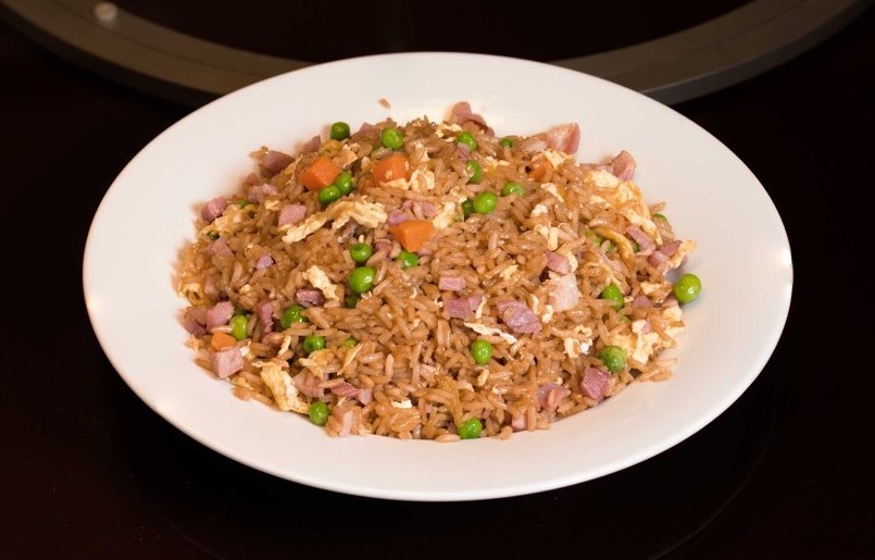 Order 13. Ham Fried Rice 猪肉炒饭 food online from China town Restaurant store, Anchorage on bringmethat.com