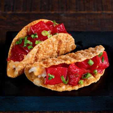 Order Spicy Tuna Taco food online from Apps All Around store, Iselin on bringmethat.com