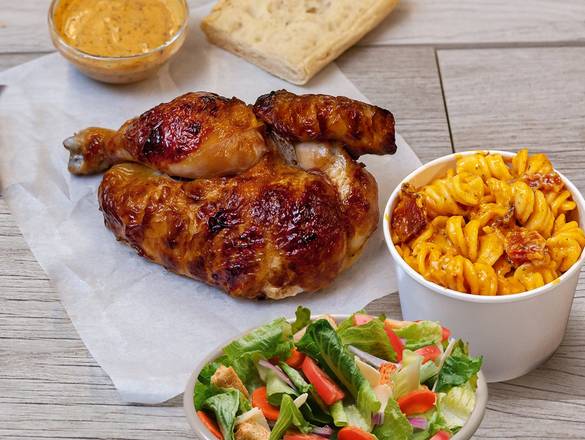 Order Half Rotisserie Chicken Meal food online from Rotisserie Roast store, Shelby Township on bringmethat.com