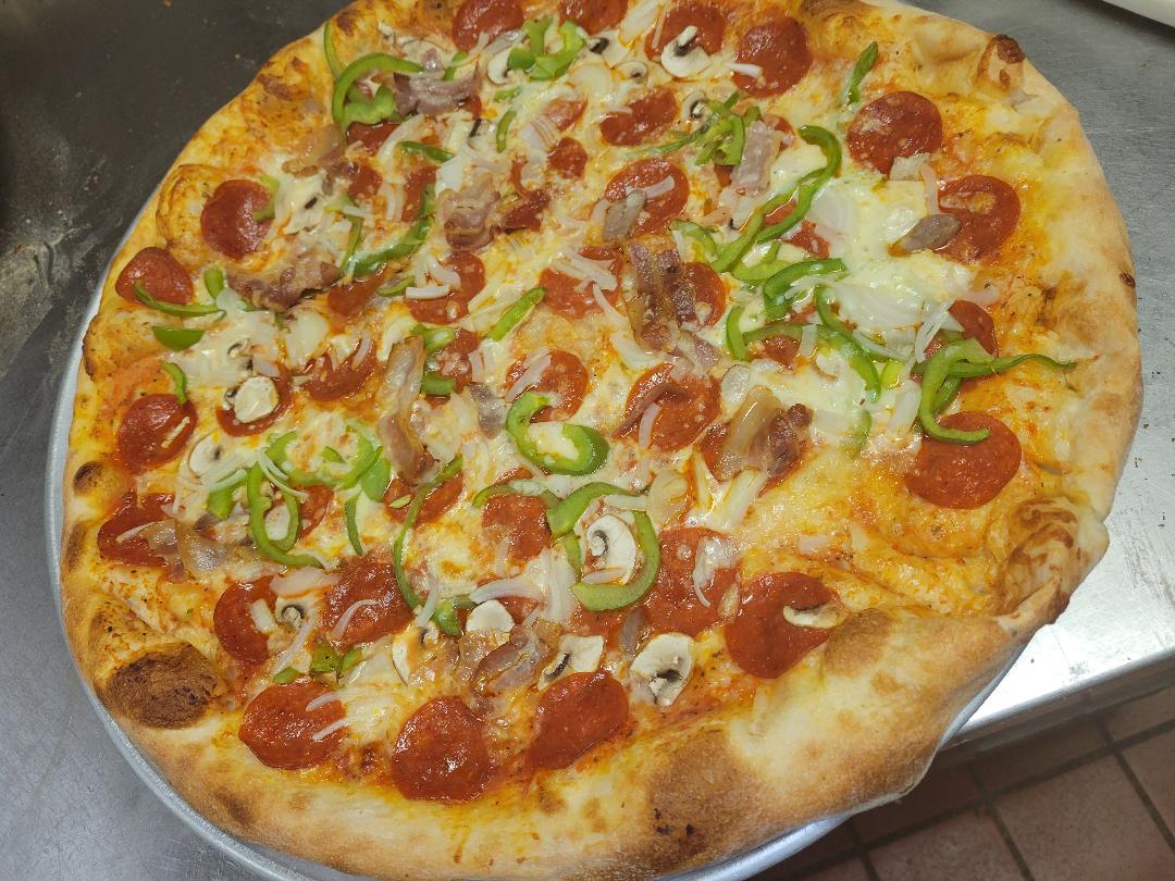 Order The Combination Pizza food online from Woosta Pizza store, Worcester on bringmethat.com