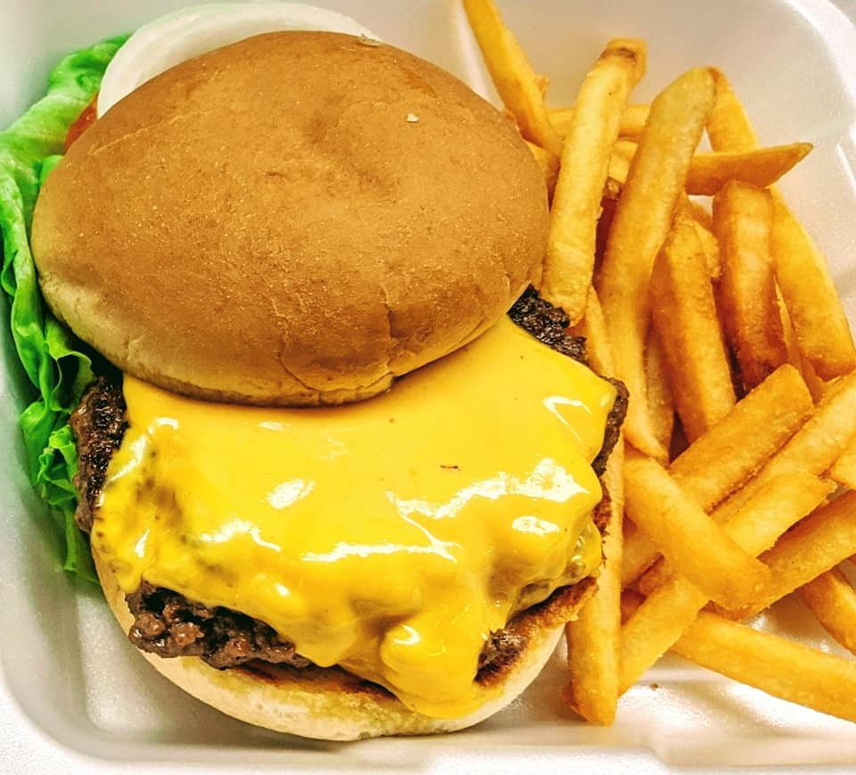 Order Hamburger food online from Tommy West Restaurant store, Cedar Rapids on bringmethat.com
