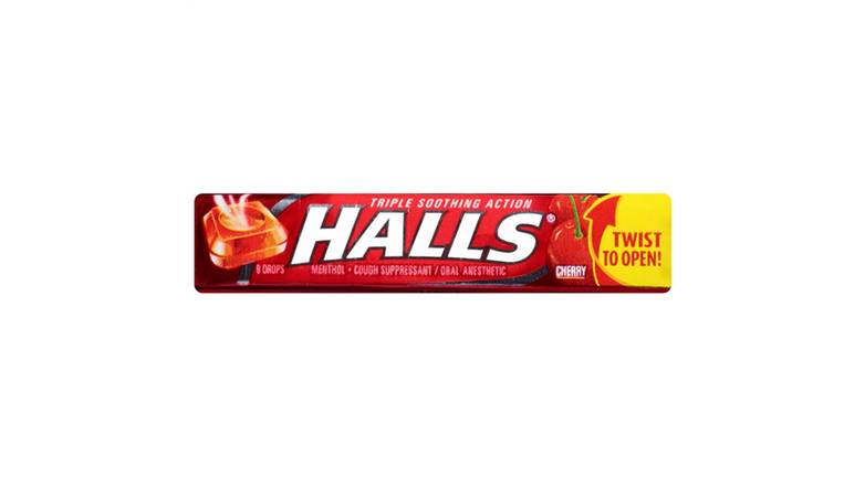 Order HALLS, Cherry Flavor Cough Drops food online from Route 7 Food Mart store, Norwalk on bringmethat.com