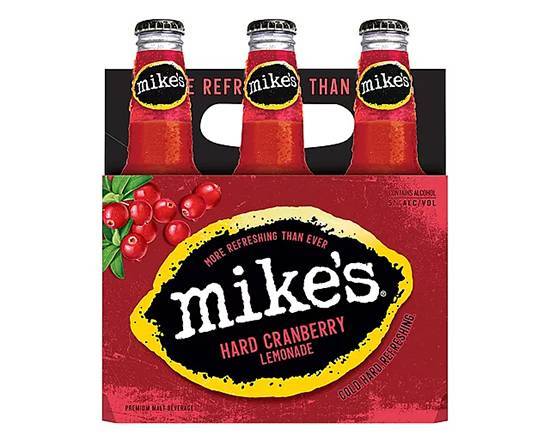 Order Mike's Hard Cranberry, 6pk-12oz bottle beer (5.0% ABV) food online from Samco Food Store store, Bakersfield on bringmethat.com