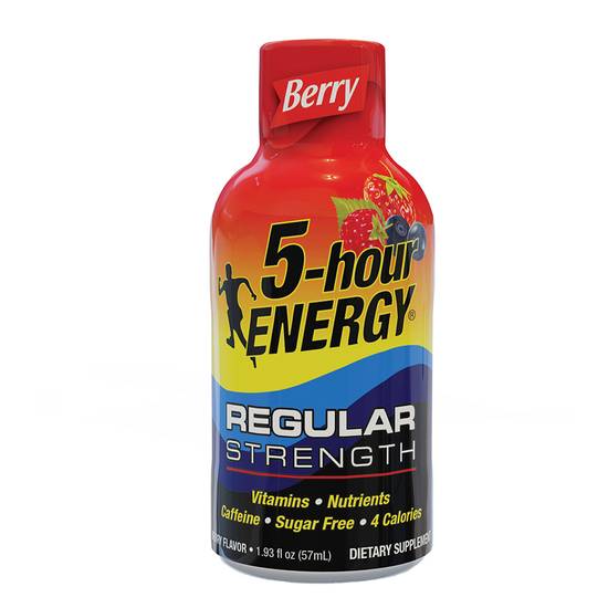 Order 5 Hour Energy Shot Regular Strength Berry (1.93 oz) food online from Rite Aid store, Mount Vernon on bringmethat.com