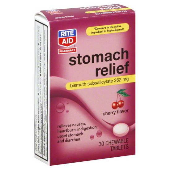 Order Rite Aid Stomach Relief Cherry (30 ct) food online from Rite Aid store, PITTSBURGH on bringmethat.com