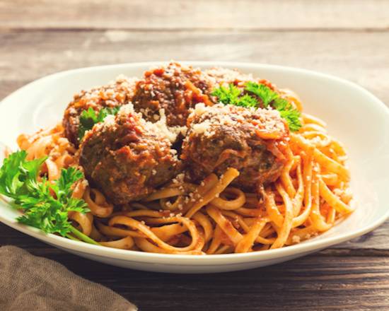 Order Meatballs & Linguine food online from The Pasta Brothers store, Rancho Palos Verdes on bringmethat.com