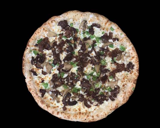 Order Philly Steak Pizza food online from Eurogyro store, Hartville on bringmethat.com