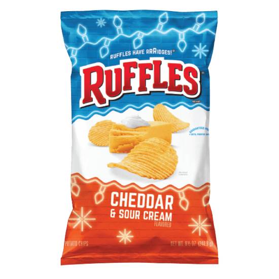 Order Ruffles Cheddar & Sour Cream 8.5oz food online from Casey's General Store store, Council Bluffs on bringmethat.com