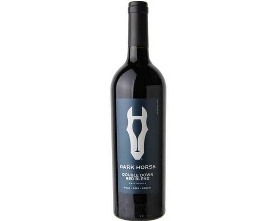Order Dark Horse Double Down Red Blend wine (13.5% ABV) food online from Divine Wine and Spirits store, San Diego on bringmethat.com