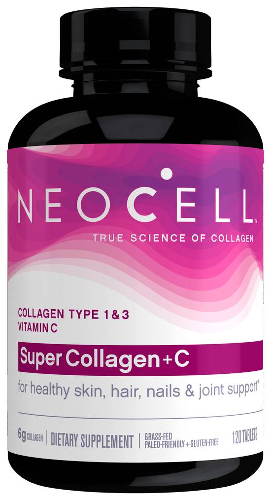 Order NeoCell Super Collagen & C 6,000mg Collagen Types 1 & 3 Plus Vitamin C Tablets (120 ct) food online from Rite Aid store, Palm Desert on bringmethat.com