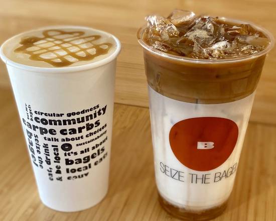Order Caramel Macchiato food online from Seize The Bagel store, Vancouver on bringmethat.com