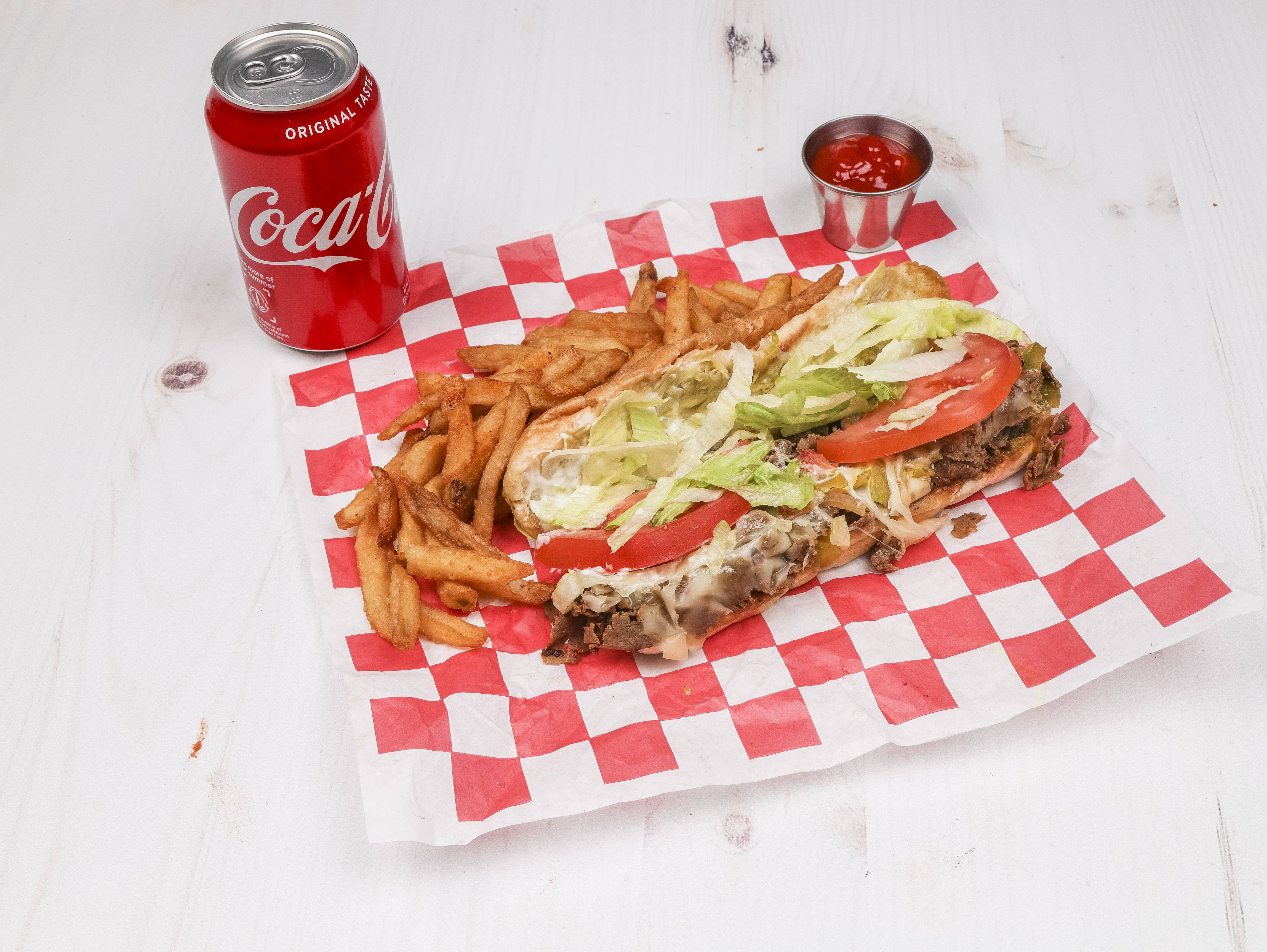 Order Philly Steak Combo food online from Mj Fish And Chips store, Dayton on bringmethat.com