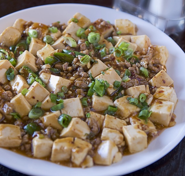 Order 42. Ma Pu Tofu with Pork food online from China One store, Las Vegas on bringmethat.com