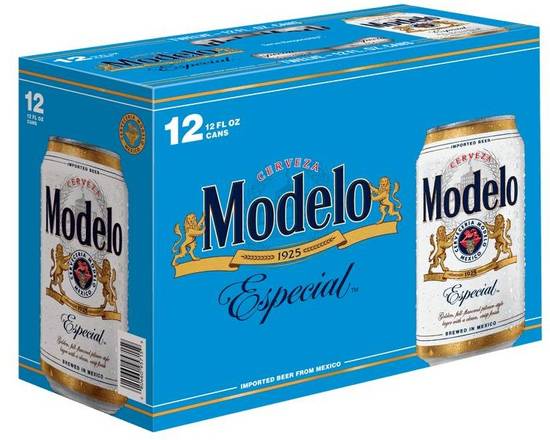 Order Modelo Especial, 12pk-12oz can beer (4.4% ABV) food online from 50th Street Liquor, Beer & Wine store, Lubbock on bringmethat.com