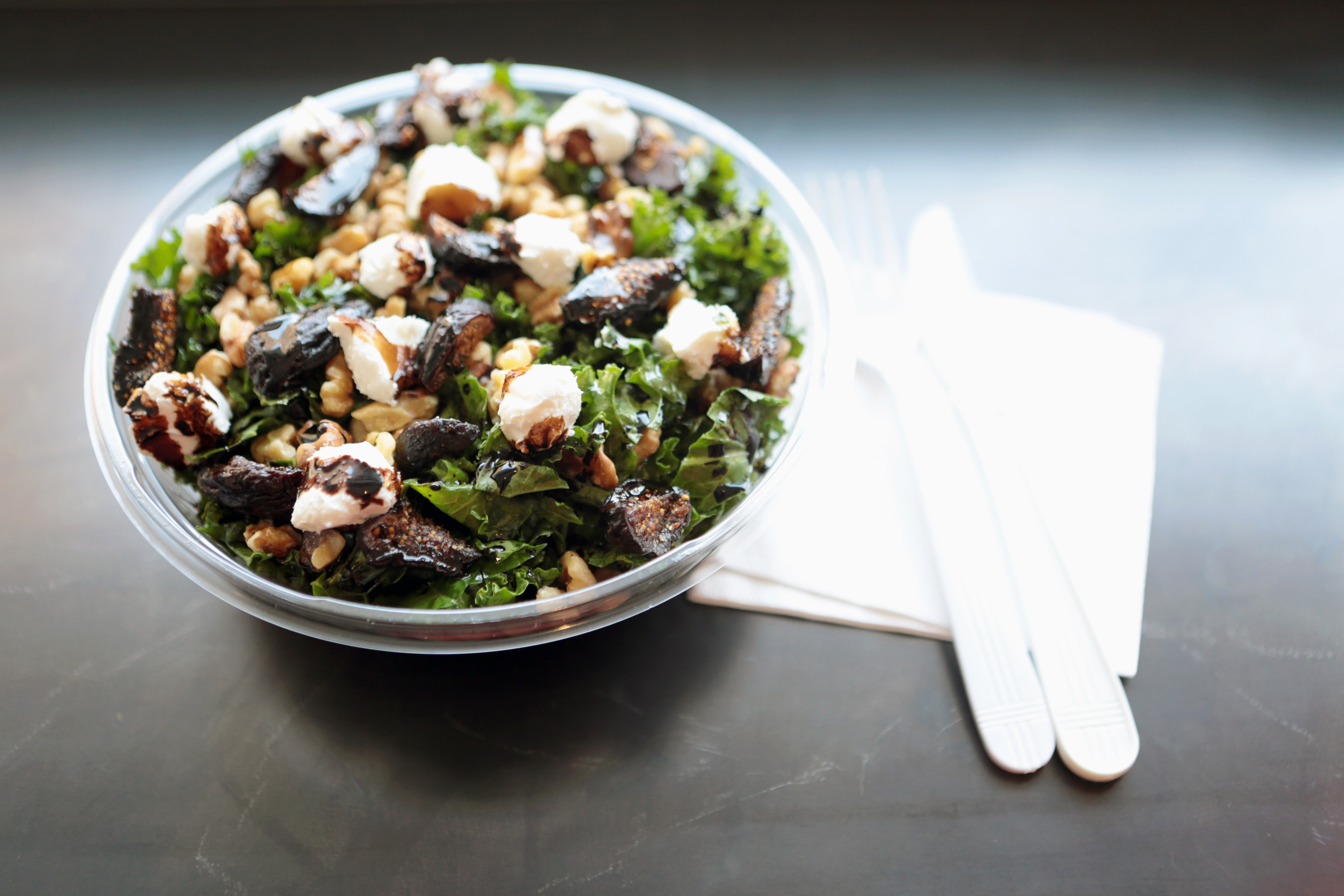 Order Kale and Fig Salad food online from Fresco's Pizzeria store, New York on bringmethat.com