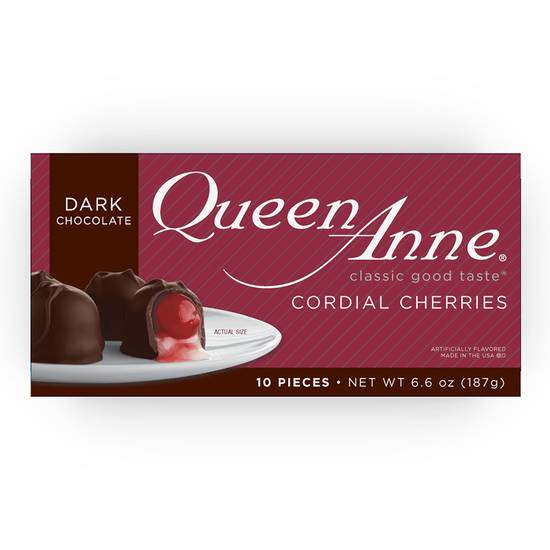 Order Queen Anne Dark Chocolate Cordial Cherries - 6.6 oz food online from Rite Aid store, LEHIGHTON on bringmethat.com