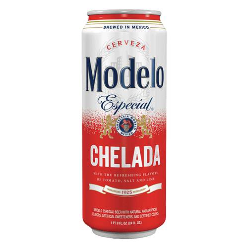 Order Modelo Especial Chelada Can - 24 oz Can/Single food online from Bottle Shop & Spirits store, Los Alamitos on bringmethat.com