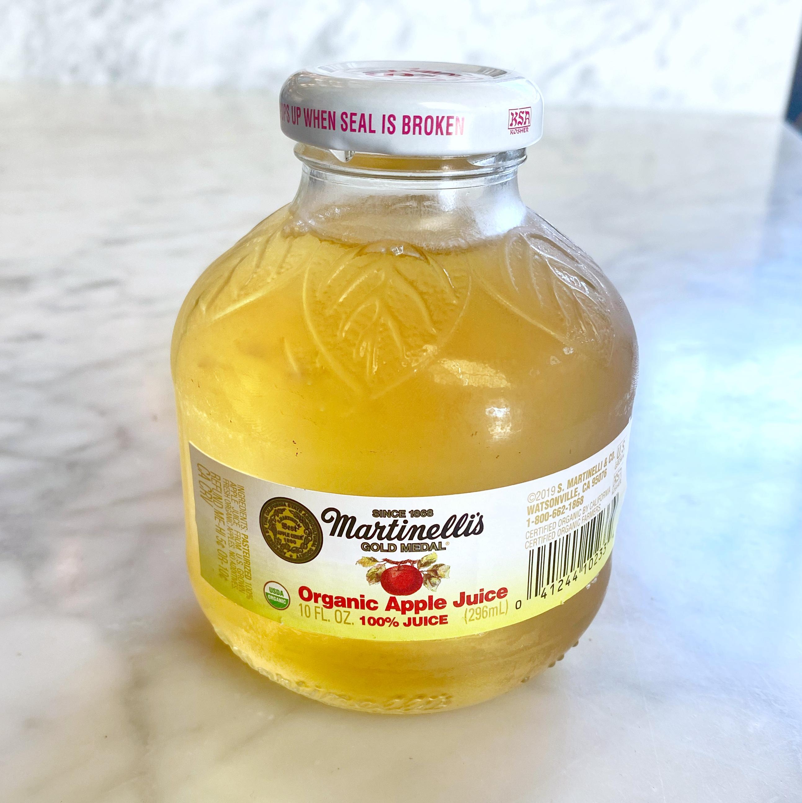 Order Martinelli Organic Apple Juice 296ml food online from Rise Woodfire store, San Mateo on bringmethat.com
