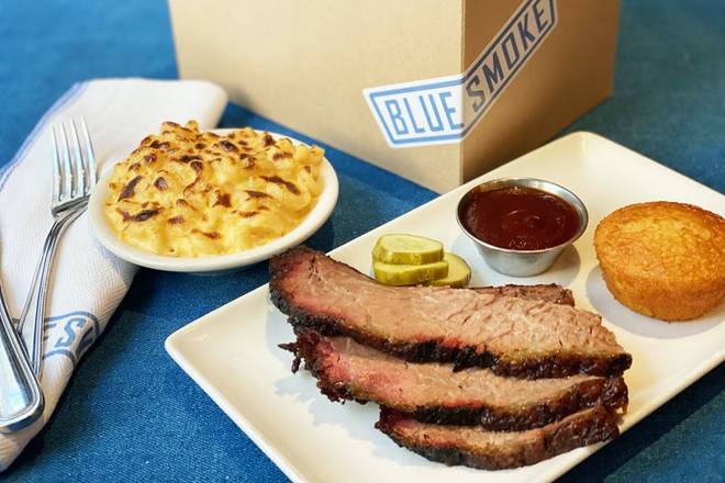 Order Half-Pound Beef Brisket Meal food online from Blue Smoke store, New York on bringmethat.com