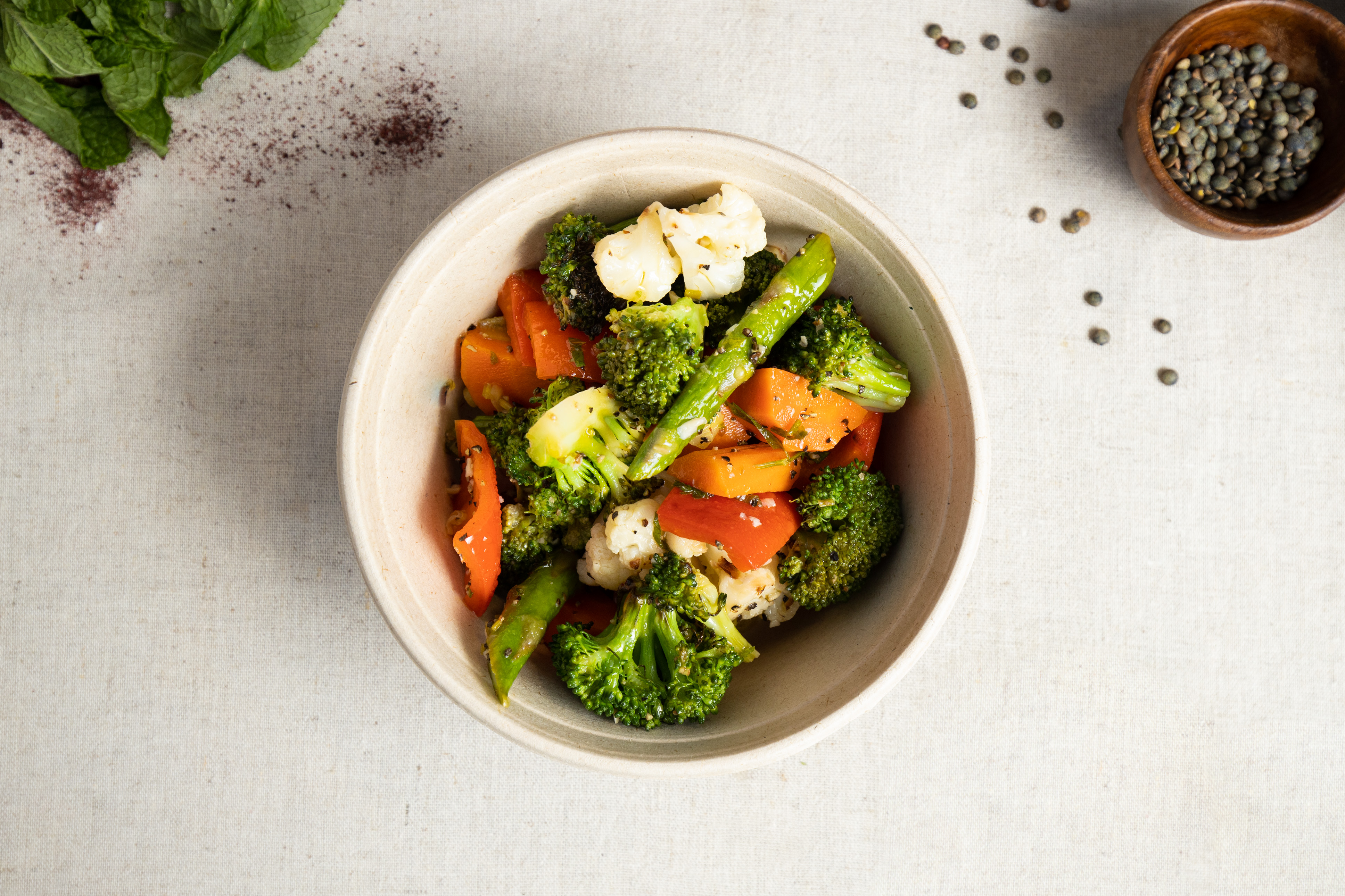 Order Roasted spring vegetables food online from Za'atar store, San Francisco on bringmethat.com