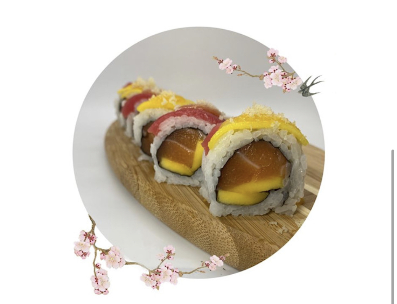 Order Bird of Paradise Roll food online from Iron Chef store, Phoenix on bringmethat.com