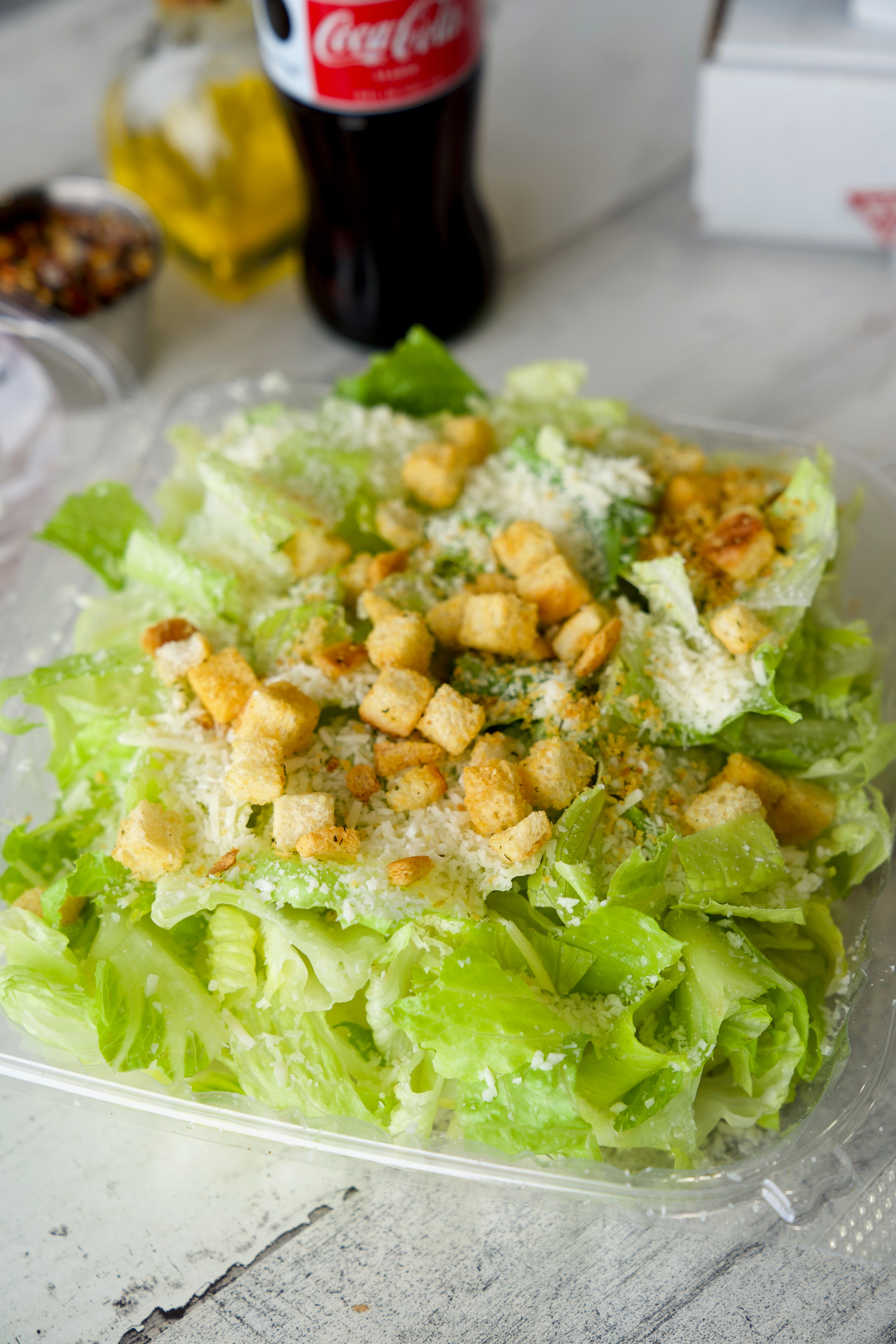 Order Caesar Salad - Small food online from Mr Cheese Pizza store, Dearborn Heights on bringmethat.com