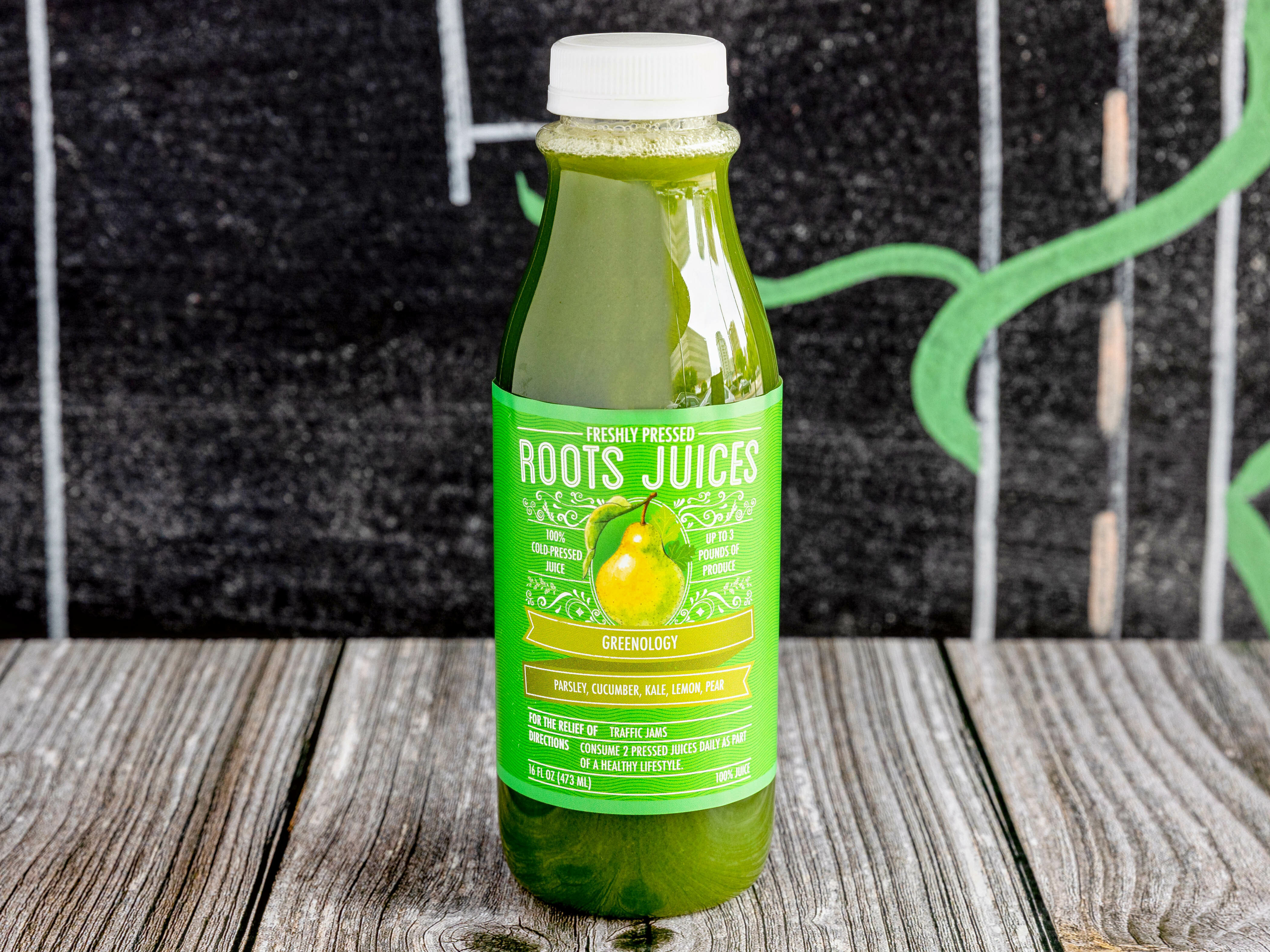 Order Greenology Juice food online from Roots Juices store, Dallas on bringmethat.com