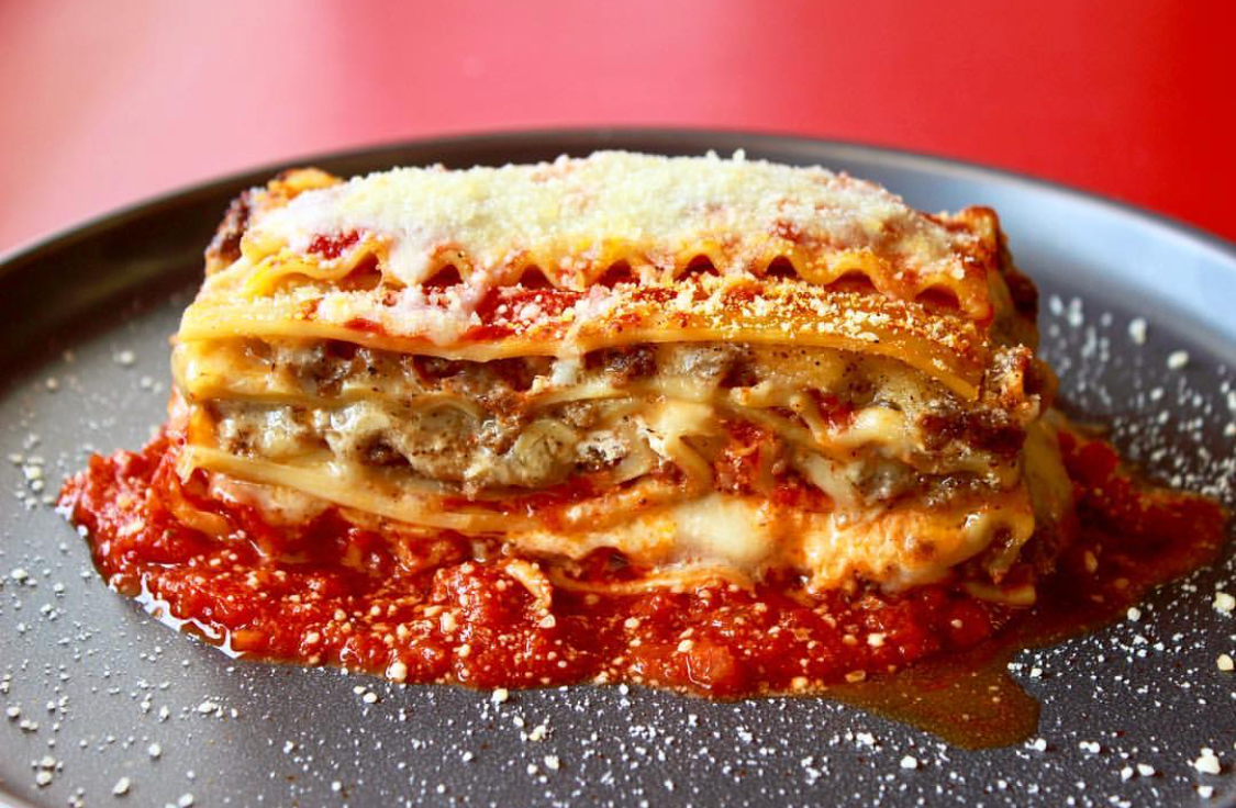 Order Beef Lasagna food online from Pronto Pizza Express store, Miami on bringmethat.com