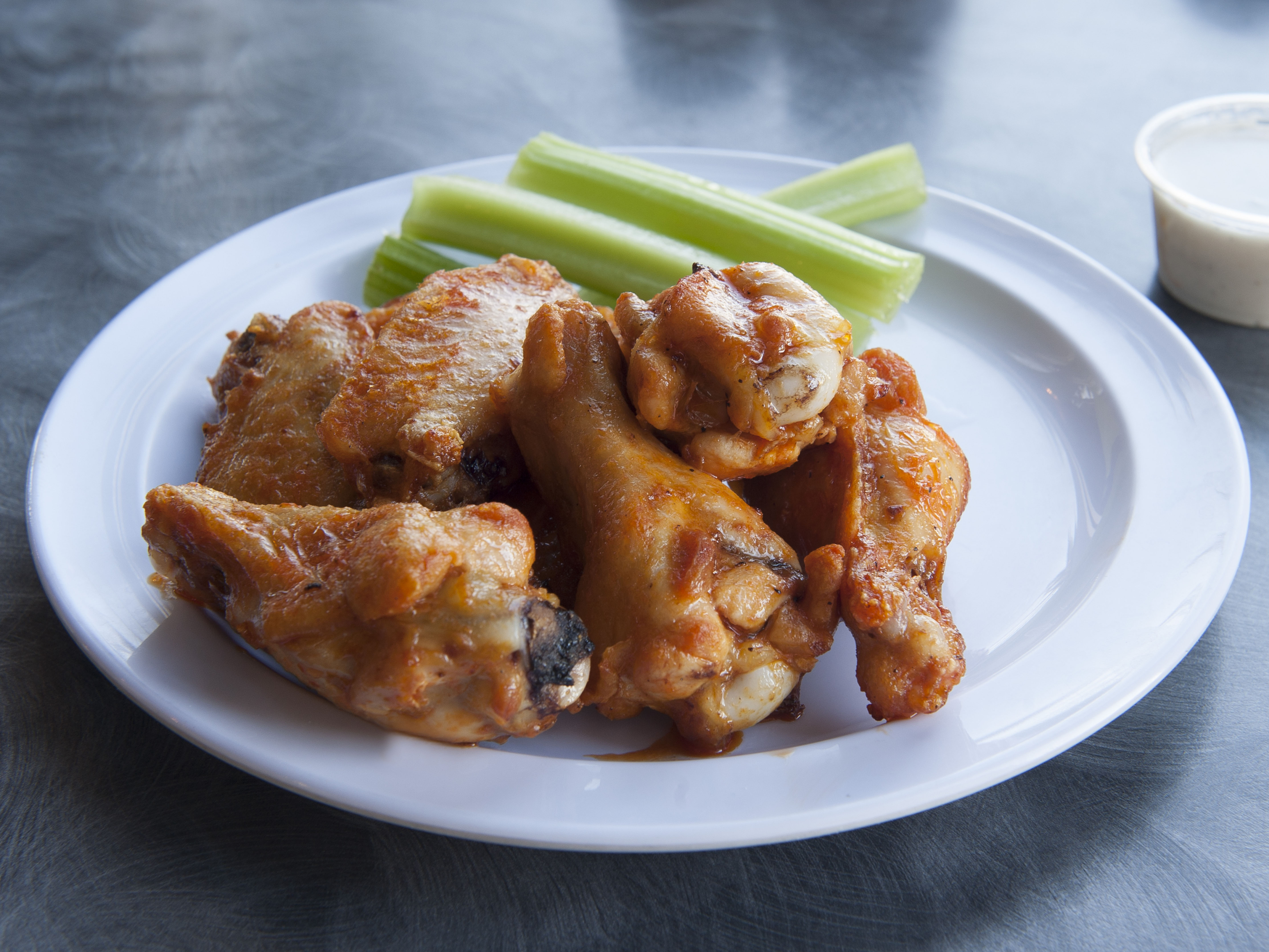 Order Buffalo Style Chicken Wings food online from Beach Pizza store, Manhattan Beach on bringmethat.com