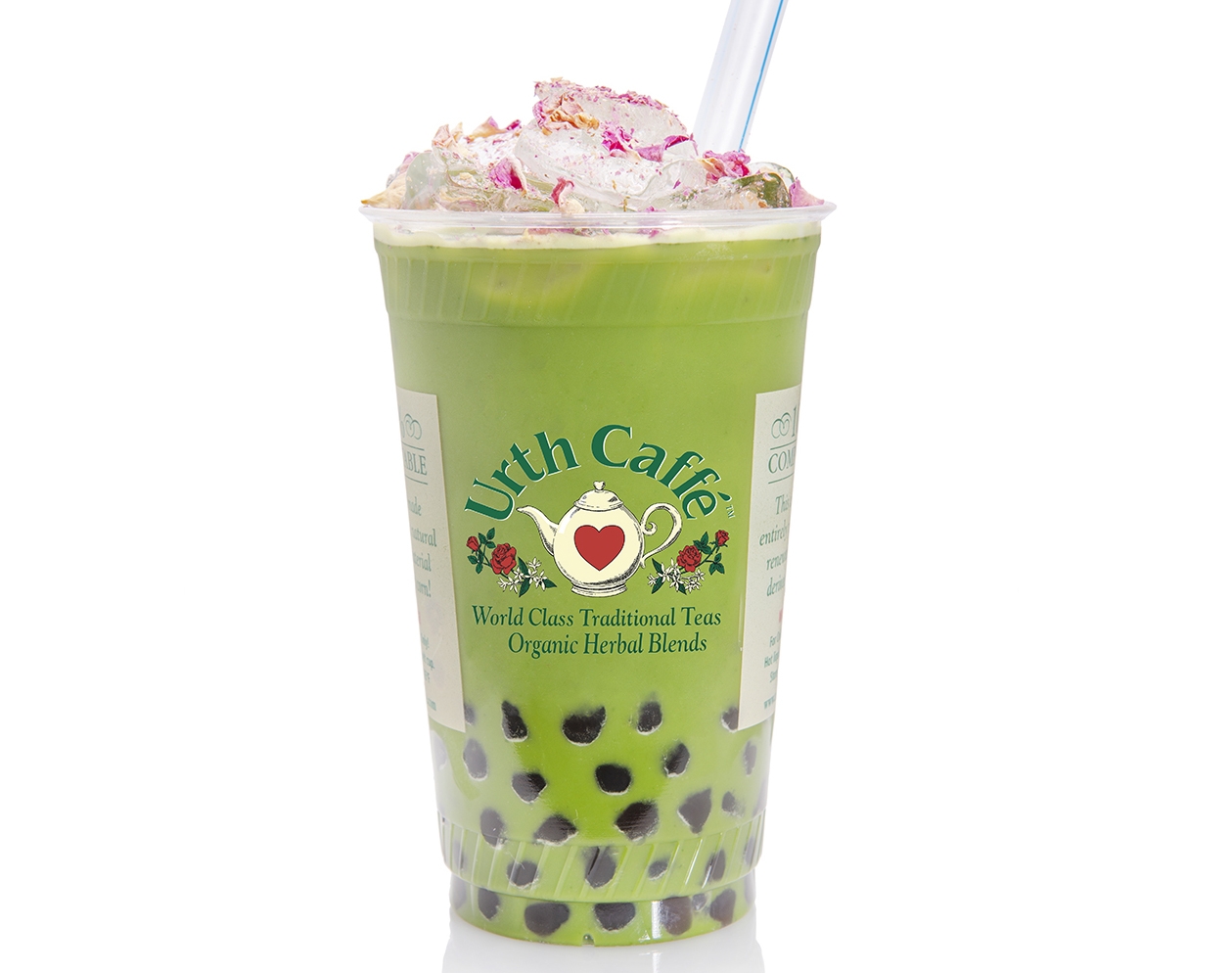 Order Organic Green Rose Boba™ food online from Urth Caffe store, West Hollywood on bringmethat.com