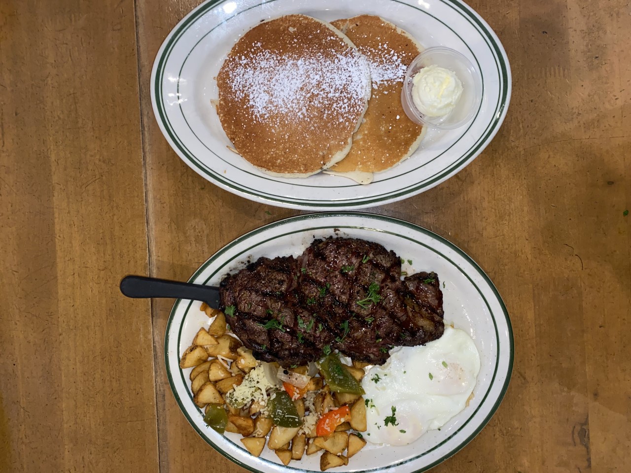Order Sid's Rib Eye and Eggs food online from Mama Comfort Food & Cocktails store, Los Alamitos on bringmethat.com