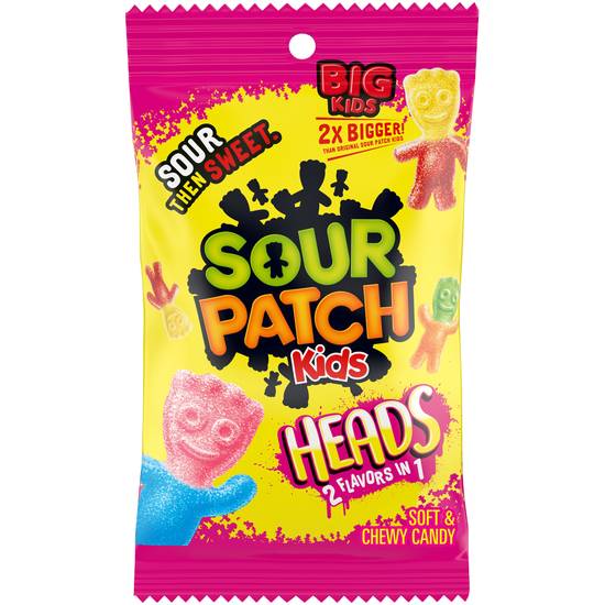 Order Sour Patch Kids Heads, 2-Flavors-In-1, 8 OZ food online from CVS store, CARMICHAEL on bringmethat.com
