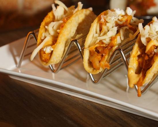 Order Chicken Tacos (3 pcs) food online from Inchin Bamboo Garden store, North Olmsted on bringmethat.com