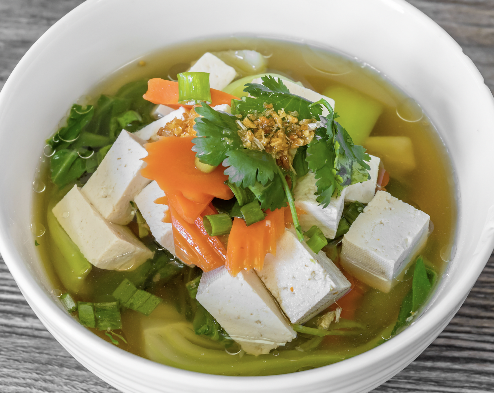 Order Tofu Soup food online from Sriracha Thai Restaurant store, Carson on bringmethat.com