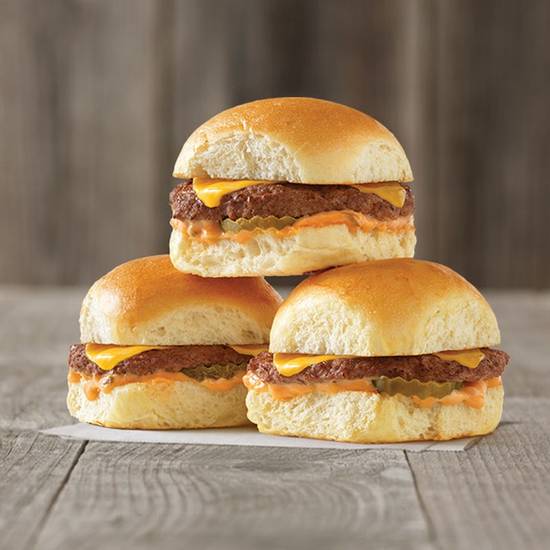 Order Bambino Cheeseburger - 3 pack food online from Good Times Burgers & Frozen Custard #121 store, Lakewood on bringmethat.com