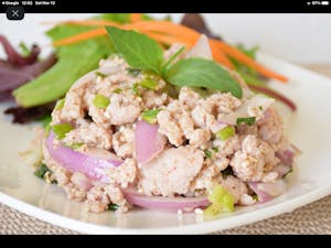 Order SA4. Chicken Larb food online from Teya Thai Restaurant store, Valley Village on bringmethat.com
