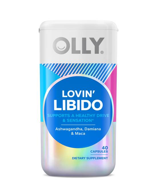 Order OLLY Lovin' Libido Capsules Ashwagandha, Damiana and Maca (40 ct) food online from Rite Aid store, Palm Desert on bringmethat.com