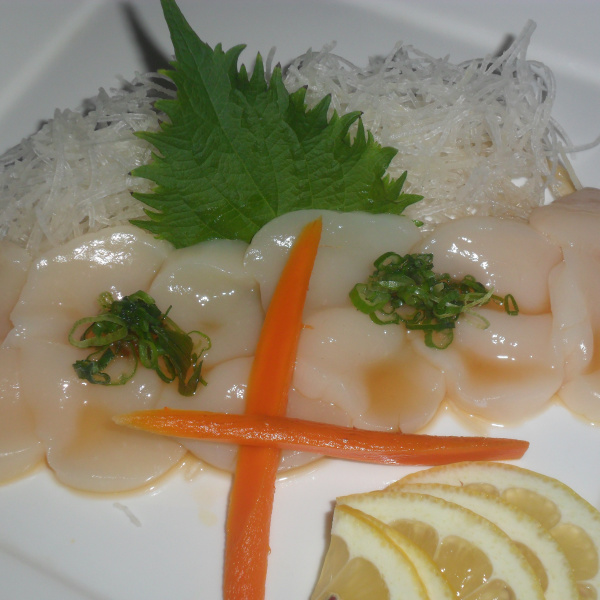 Order Japanese Scallop Sashimi food online from Ken of Japan store, Simi Valley on bringmethat.com
