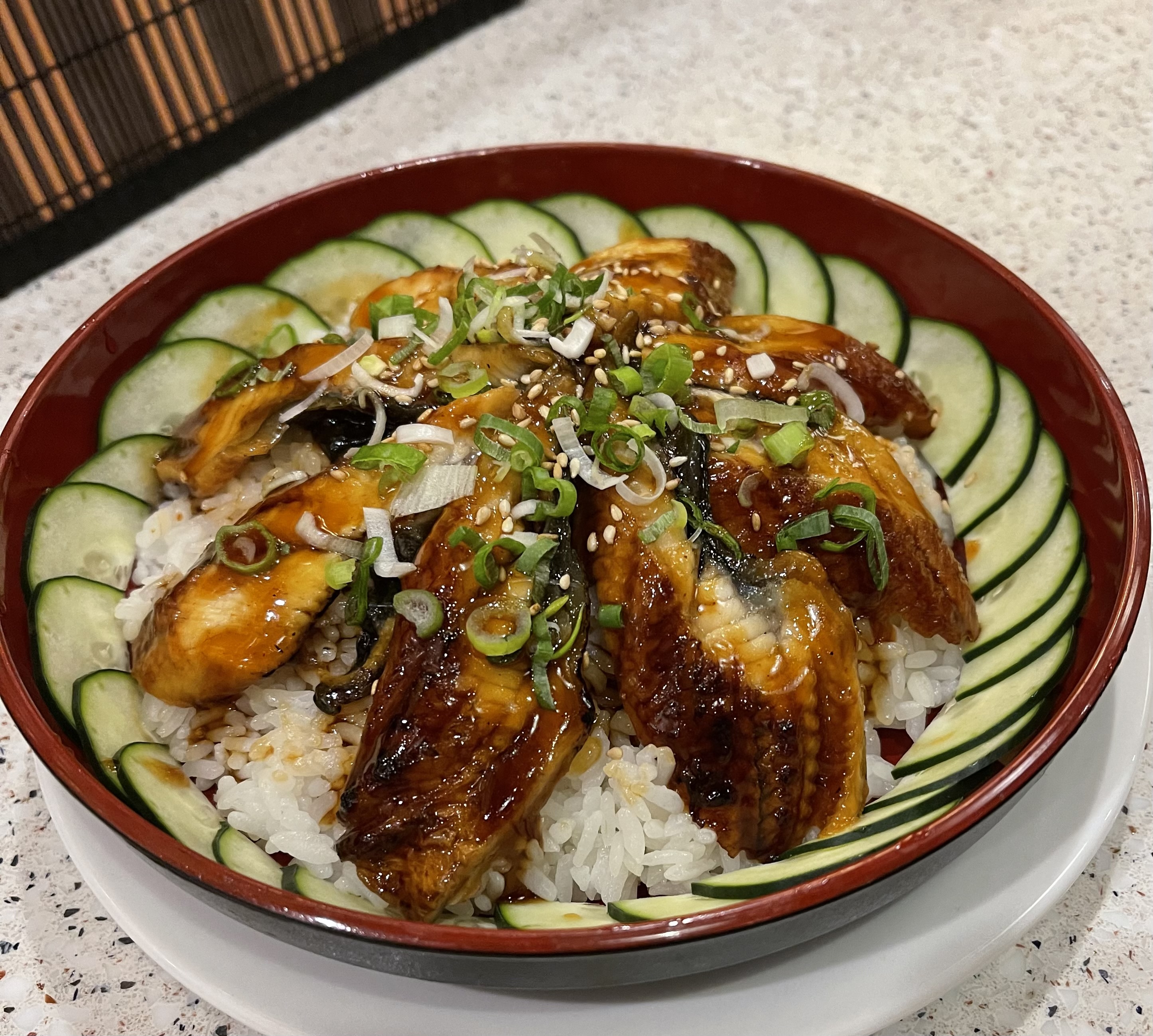Order Unagi Donburi Bowl food online from Kobe Japanese Restaurant store, Santa Clara on bringmethat.com