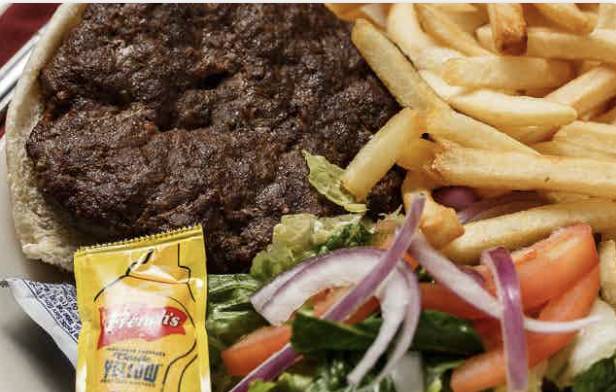 Order Hamburger food online from Albasha Greek & Lebanese Café store, Covington on bringmethat.com