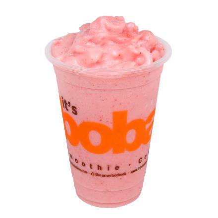 Order Strawberry Smoothie food online from Boba Time store, Fullerton on bringmethat.com