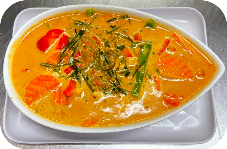 Order E4. Panang Curry Entree food online from Basil Thai store, Austin on bringmethat.com