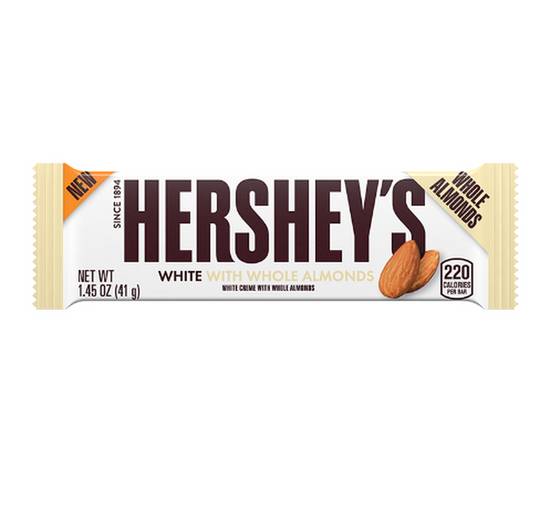 Order Hersheys White With Whole Almonds food online from Red Roof Market store, Lafollette on bringmethat.com