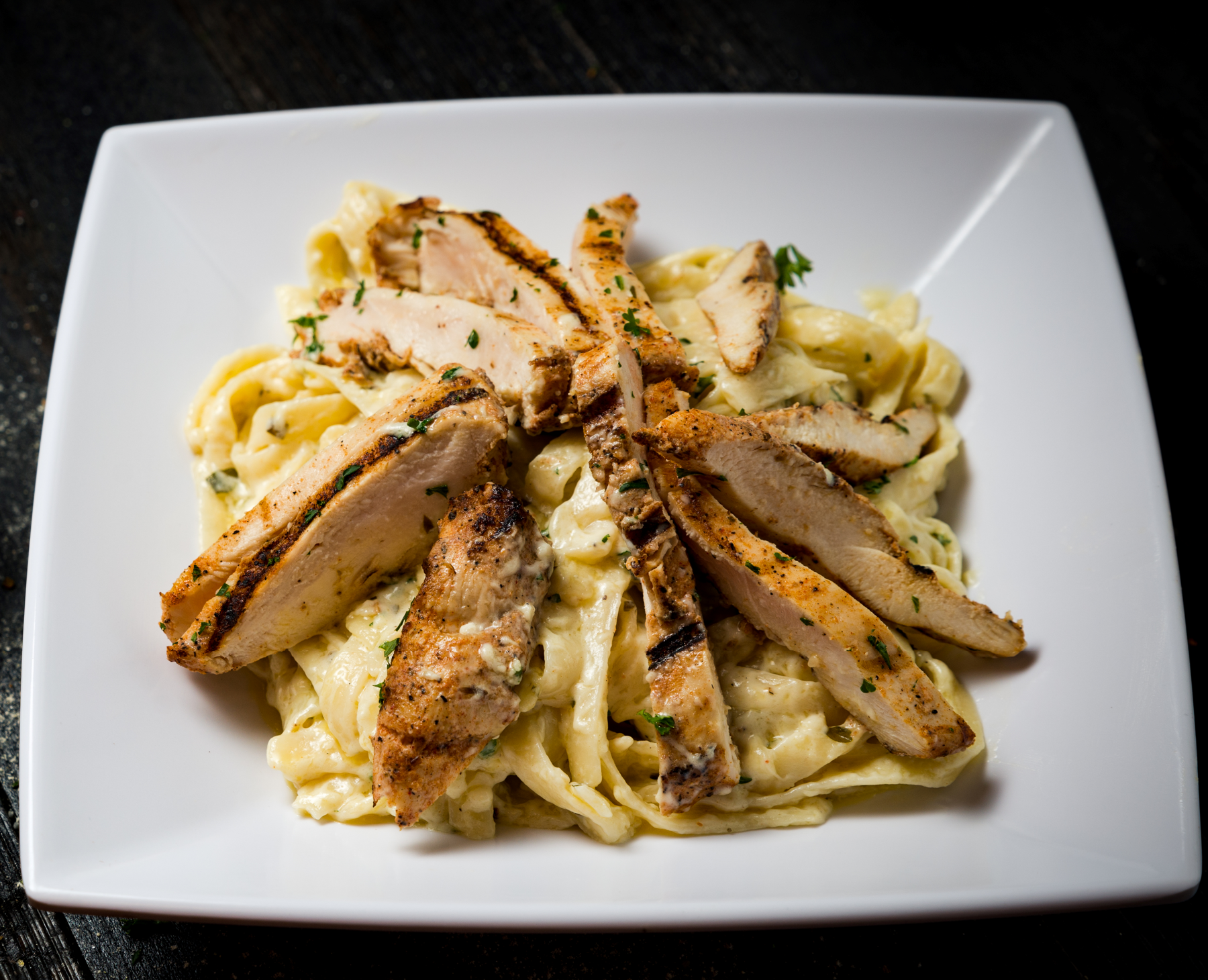 Order Chicken Alfredo food online from The Captain Table store, Westland on bringmethat.com