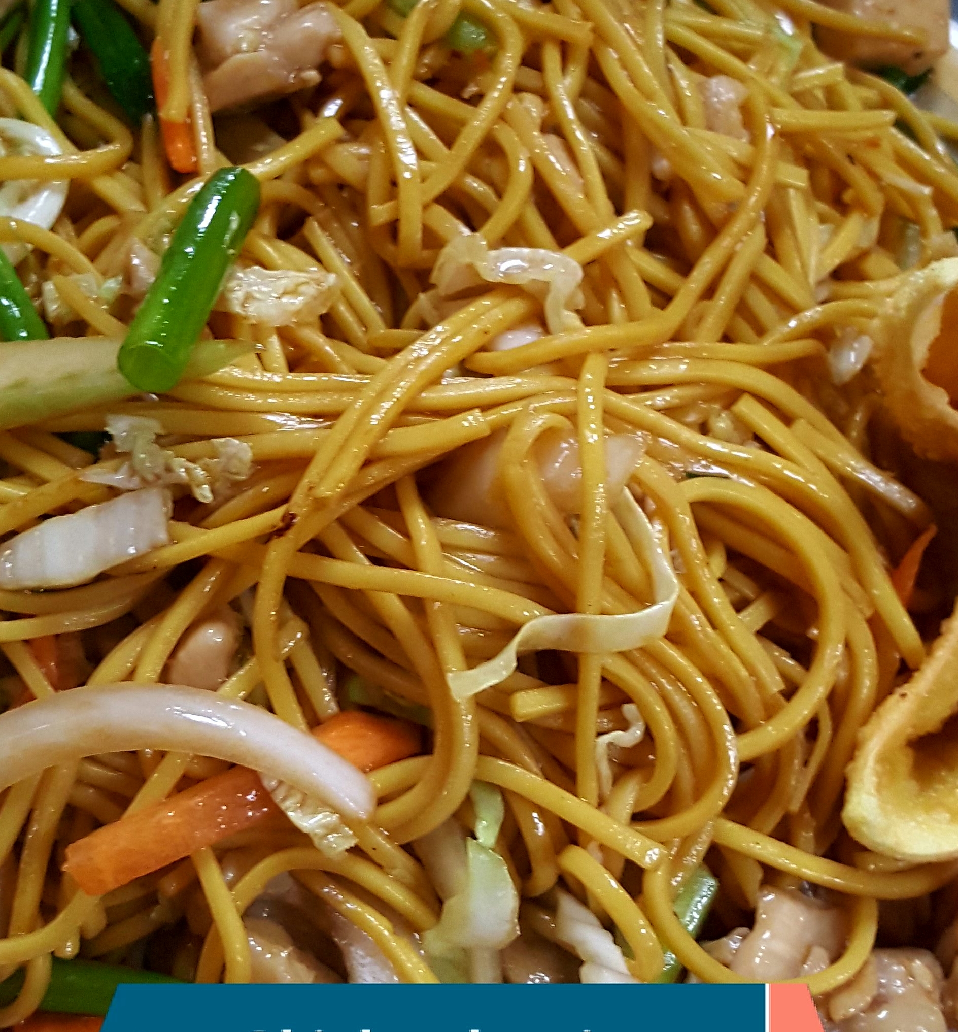 Order 12. Chicken Lo-Mein food online from China Feast store, Kansas City on bringmethat.com
