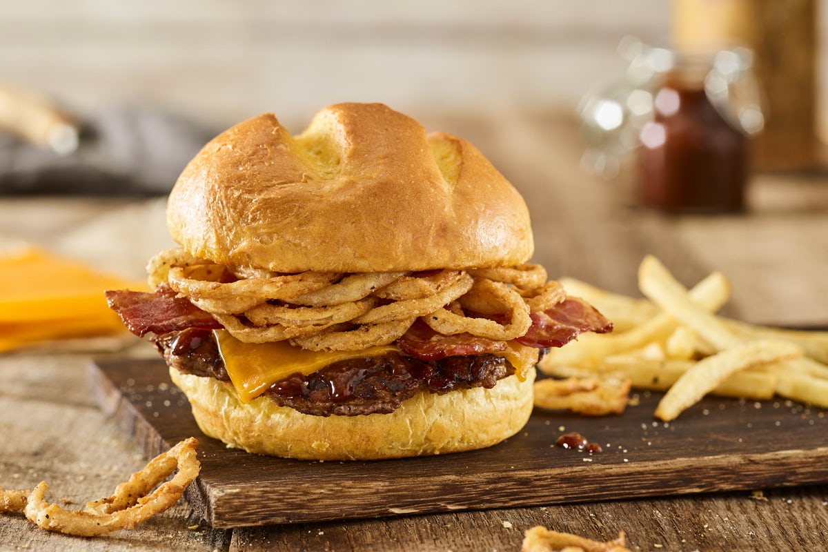 Order BBQ BACON CHEDDAR BURGER food online from Smashburger store, Lafayette on bringmethat.com