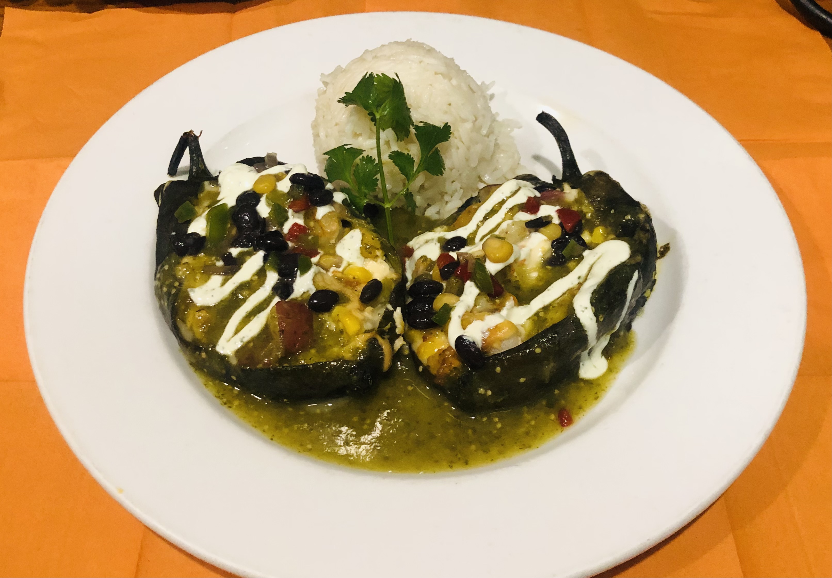 Order Chiles Relleno food online from Mambo Grill store, Chicago on bringmethat.com