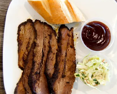 Order Smoked Brisket Plate food online from Unique Bite Eatery store, Indio on bringmethat.com