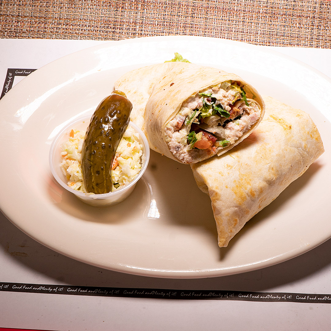 Order Chicken Salad Wrap food online from Coach House Diner Restaurant store, North Bergen on bringmethat.com